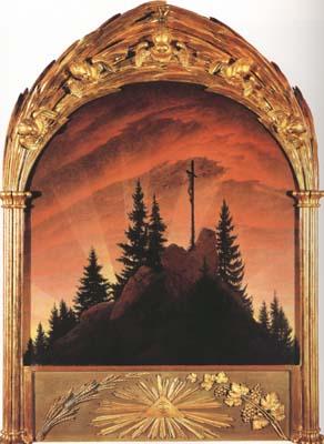 Caspar David Friedrich The Tetschen Altarpiece (mk10)